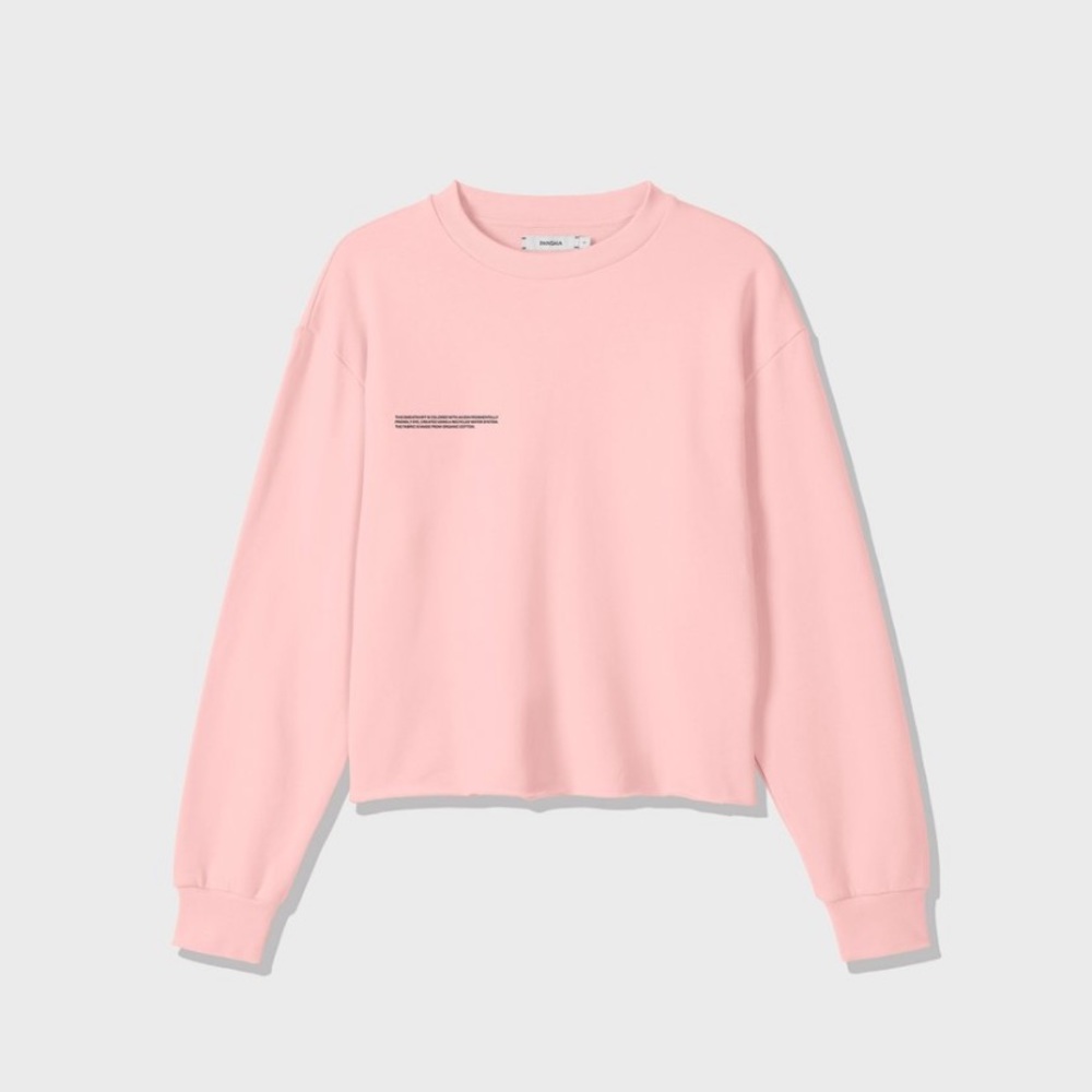 PANGAIA Lightweight sweatshirt NWOT rose quartz